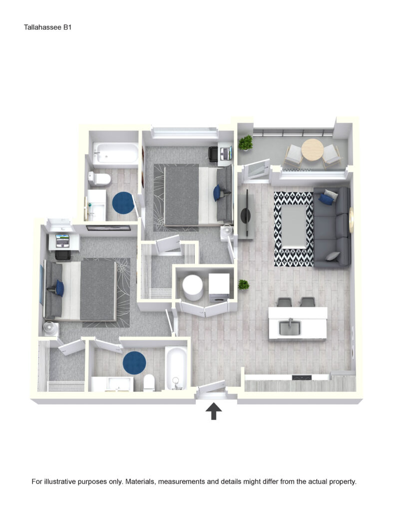 5 Bedroom Apartment Tallahassee E1